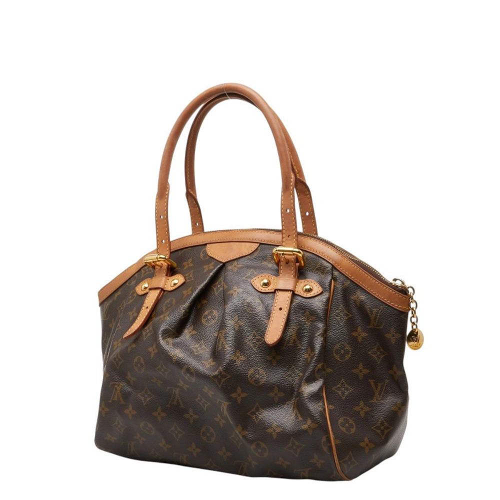 Louis Vuitton Monogram Tivoli Brown Bag 2way Shoulder Leather - Picture 1 of 10